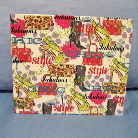 Fashion Weekly Organizer Planner w/Sticky Notes, Pink White, New! - Picture 2 of 5